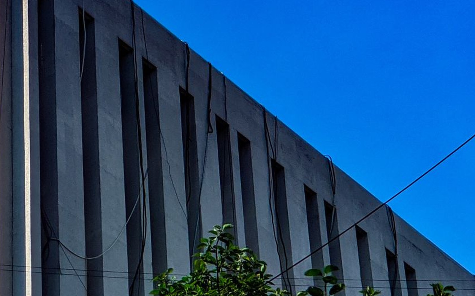 Bank branch building