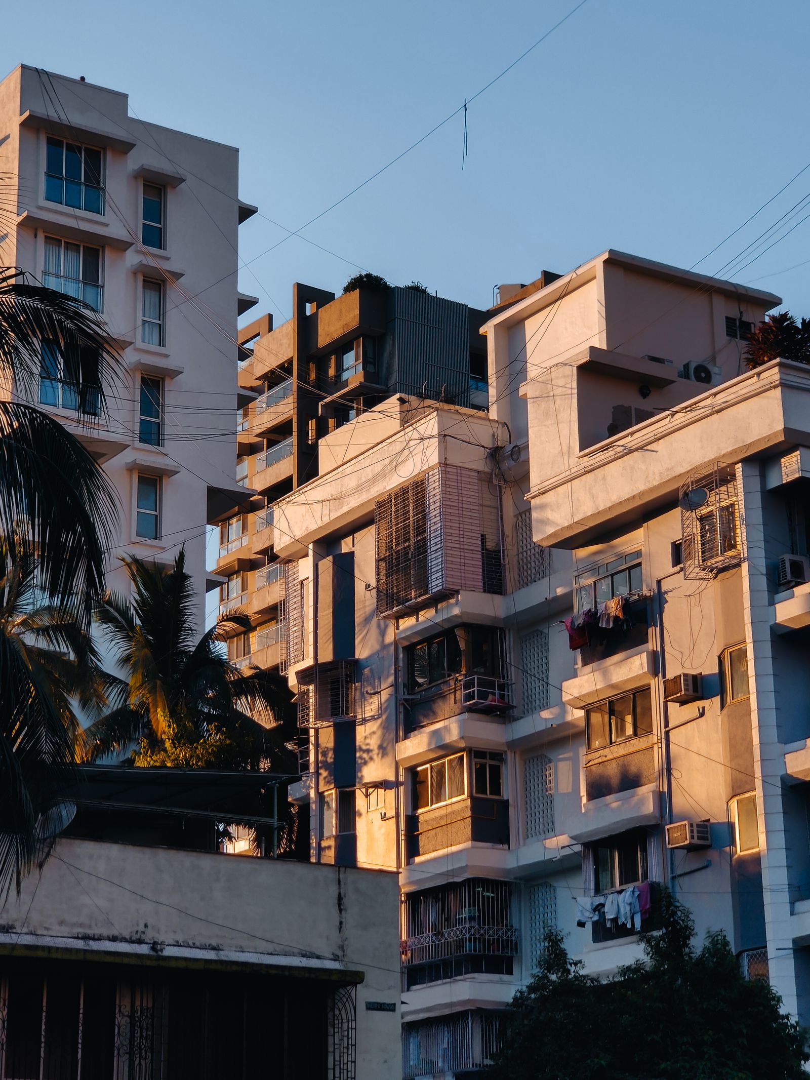 Residential apartment towers
